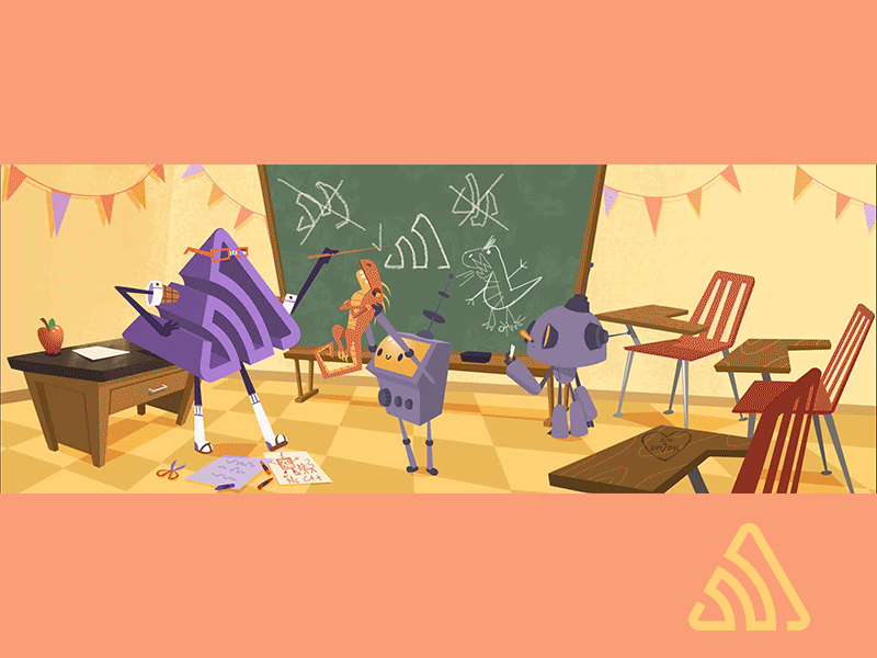 Show N Tell chalk chalkboard chameleon class developers doodles meet sentry sharing show teacher tell