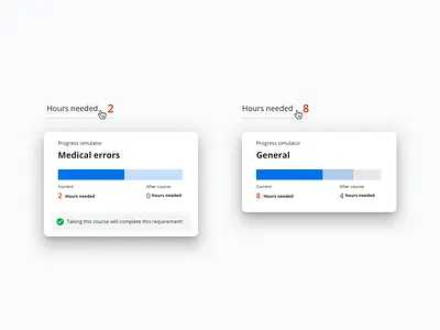 Progress simulator component clean component help hover material product design progress progress bar tooltip ui uiux ux web design