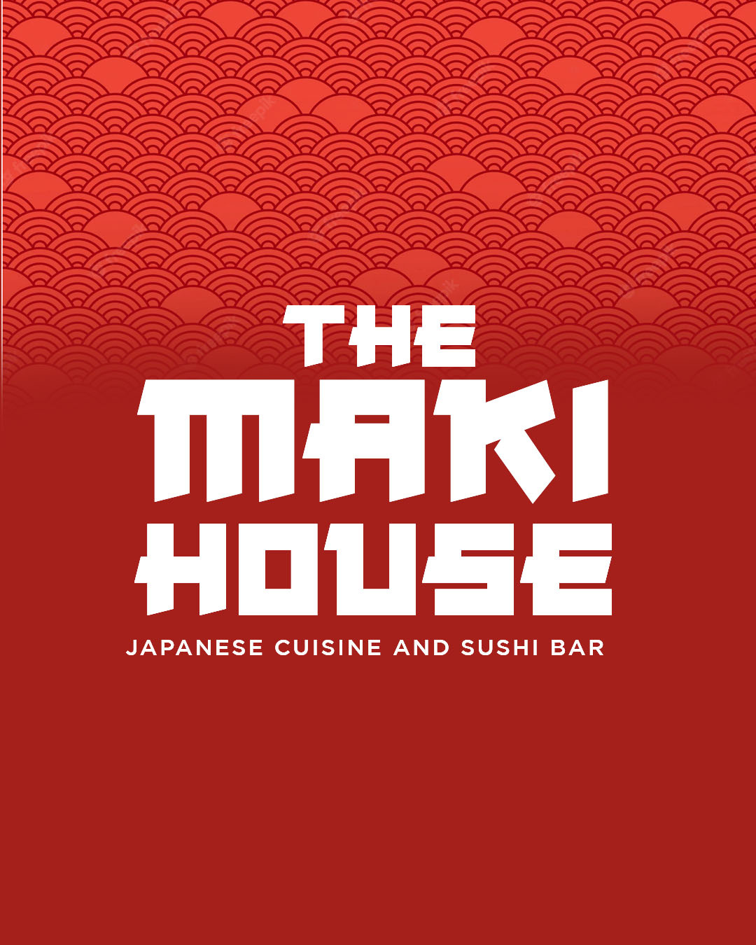 'The Maki House' Logo development brand identity branding design graphic design logo logo development motion graphics restaurant brand
