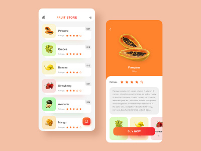 Fruits ui 应用 设计