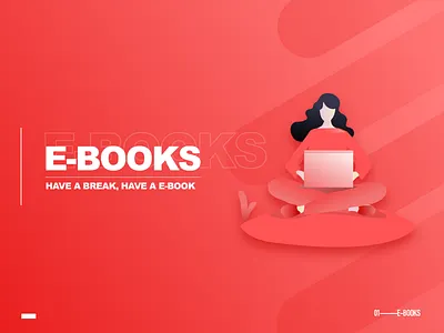 01 / E-BOOKS ui ux 卷筒纸 品牌 应用 插图 设计