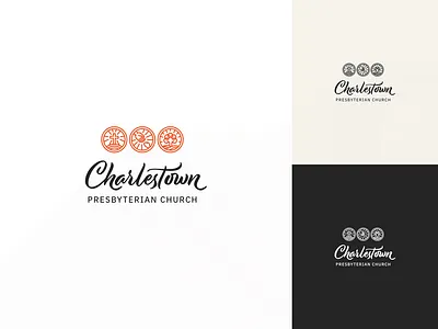 Charlestown Presbyterian Church Logo branding church icons logo symbolism