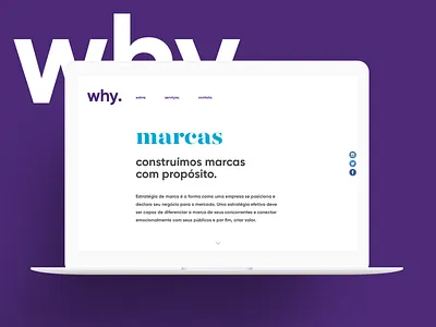 Why Branding branding design interface site ui visual design