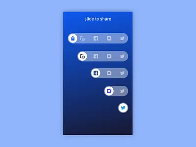 Share UI Concept app dailyui design share share button ui vector