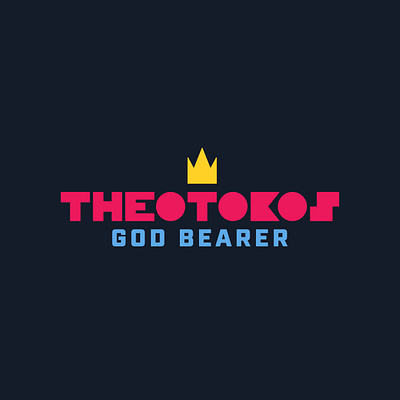 Theotokos - God Bearer catholic christ christian design god jesus logo mary mother queen theotokos