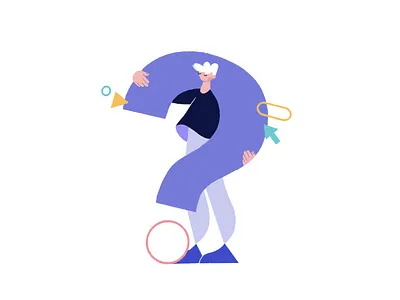 FAQs 2d animation art branding cartoon character conceptual design digital drawing editorial graphic illustration minimal motion people photoshop texture typography web
