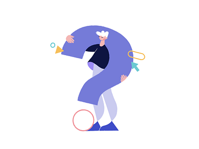 FAQs 2d animation art branding cartoon character conceptual design digital drawing editorial graphic illustration minimal motion people photoshop texture typography web