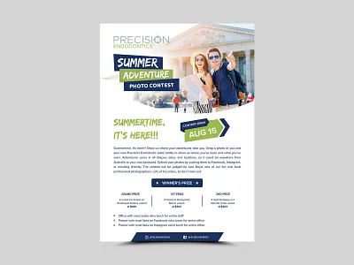 Precision Endodontics Flyer Design advertise advertisement design fab flyer flyer flyer design flyers logo