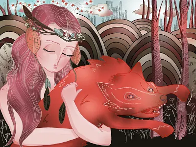 Accepting Fear book illustration digital illustration digital painting editorial illustration illustration illustrator