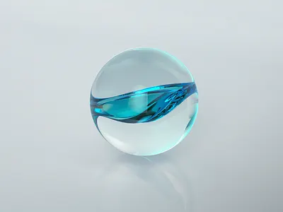 Glass bead bead glass marble sphere