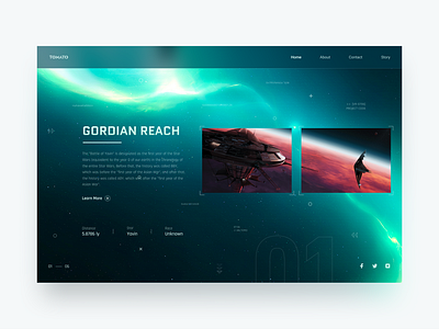 Gordian Reach design ui ux web