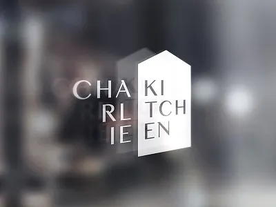 CHARLIE KITCHEN brand branding design identity logo logotype mark minimal monogram restaurant restaurant logo symbol type typography wordmark