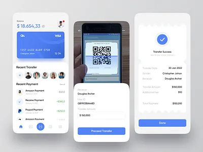 Banky - Mobile Banking App 💸 app bank banking banking app finance finance app fintech mobile mobile app mobile banking mobile design mobile ui money payment savings send send money transaction ui uiux