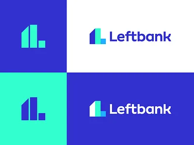 Leftbank Logo Design - Building, Letter L, Monogram, Lettermark brand branding identity building buildings architecture clever smart creative finance insurance security geometry geometric geometrical graphic design designer icon icons symbol l l logo letter l letter l monogram logo logodesign loog lgoo lgo minimal minimalism minimalistic minimalist logo modern vibrant digital real estate stats statistics statistical tech fintech technology