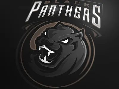Black Panthers mascot logo animal logo black panther branding design esportlogo esports gaming gaming logo gaminglogo graphic illustration logo logotype mascot mascot logo sport sport logo sports vector wild cat