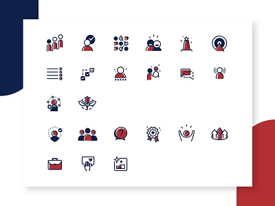 Corporate Value Icon Design - Amro Music animation design flat design icon logo motion animation