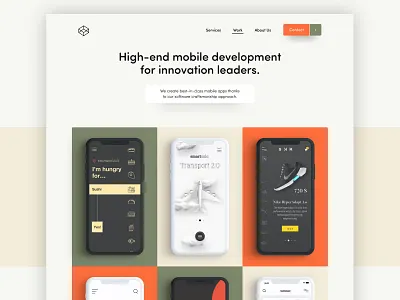 Mobile App Developer - landing page iphone x landing page mobile app website