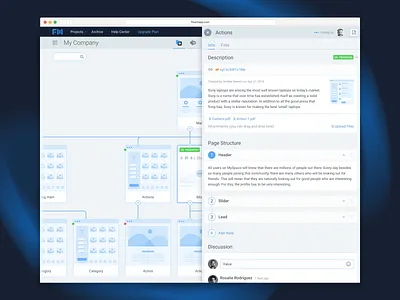 Info Modal cjm colaboration design info modal persona product design sitemap ui user flow ux