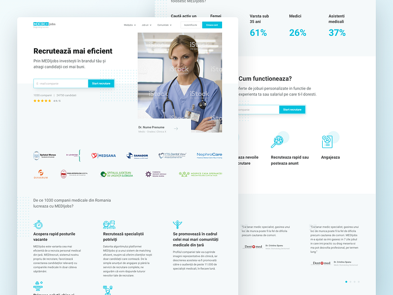 Landing page design homepage landing page ui ux website