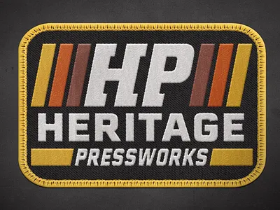 Heritage Pressworks patch agriculture industrial patch retro