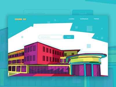 Architect website user interface architect branding design graphic illustration illustrator logo pop typography user experience user interface vector website website user interface websites wpap