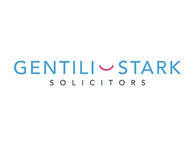 Gentili Stark Logotype attorney blue branding cid design lawyer logo logotype pink solicitor symbol typography