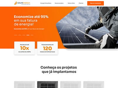 Institucional one page design designsystem site ui ux