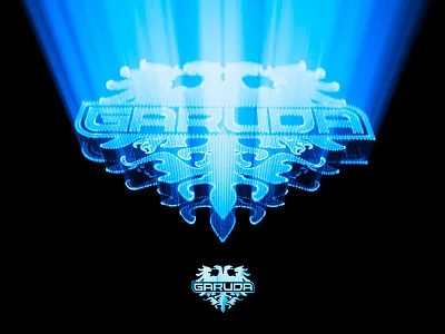 GARUDA MUSIC - GARETH EMERY 3d artist brand mark branding branding and identity brandmark debut debutshot hire me logo logodesign logomark