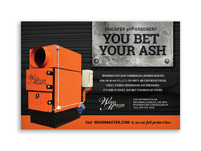 Wood Master Print Advertising Campaign copy writing creative direction graphic design