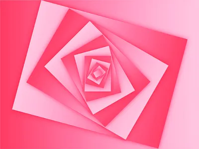 STACKED art digital graphic design pink rectangle
