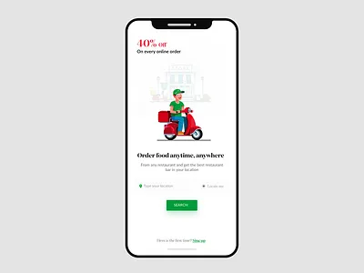 Food Delivery Application app branding design illustration interaction design mobile app design product product design ui uiux user center design user experience user experience design user experience ux user interface ux ux ui vector