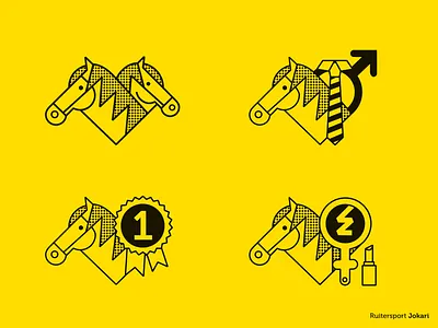 Different store department icons (equestrian shop) - 1/2 brand branddesigner branding color colour design graphic design graphicdesign illustration illustrator logo logodesign print vector