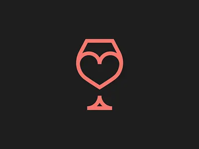 WineLover - Logo Proposal branding graphic design icon logo mark minimalist symbol wine wip