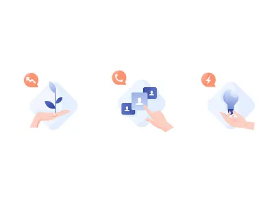 Mini Business Illustrations ! business comunication design icon illustration illustration pack onboarding illustration social media startup ui vector