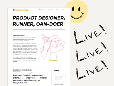 Portfolio version 91251 big type design figma figmadesign gatsby gatsbyjs gopher illustration jeanluc portfolio portfolio design portfolio page portfolio site portfolio website single page typographic vector