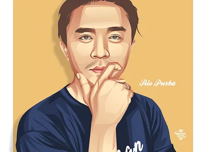 Rio Purba was the inspiration for my design art artwork coreldraw desain desainvektor rp design designer digitalart dribbble fanart graphicdesigner illustration riopurba vector vectorillustrator