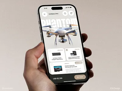 Drone shop - mobile app 4k app drone drone flight ecommerce flight fly mobile resolution shop store ui ux video