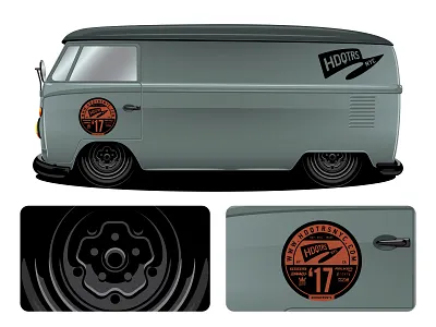 HDQTRSNYC VW Pin Bus bus illustration illustrator vector vw