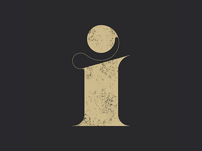 36 Days of Type: i 36daysoftype hand lettering i illustrator lettering photoshop texture