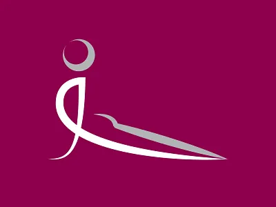 Yoga illustration logo pictrogram simple yoga yoga pose