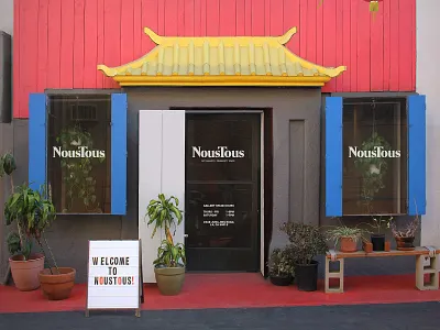 Nous Tous Art Gallery art direction art gallery brand identity branding chinatown design gallery gallery space graphic design identity design la logo logo mark logomark logotype los angeles photography print serif typography