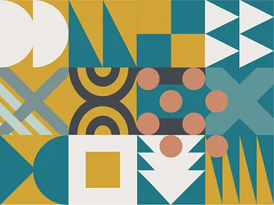 Gather Pattern design gather geometric mural norfolk pattern pattern design stairwell