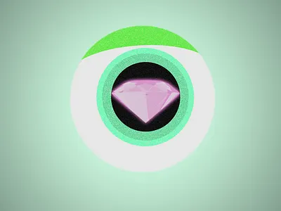 Greedy Eye 2d 3d after effects animation blender loop motion graphics vector