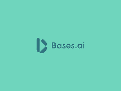 Bases.ai Logo ai b logo logodesign loop monogram play simple tech