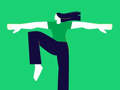 in peace with my pocket ✌️ app branding design finances financial flat girl illustration minimal modern product sketch study ui vector vectorial