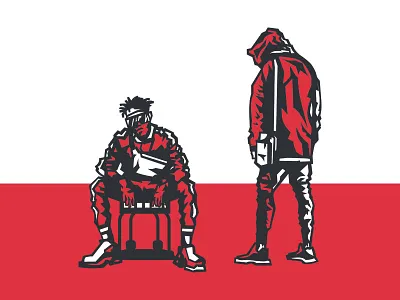 Hype Dudes character hype illustration portrait