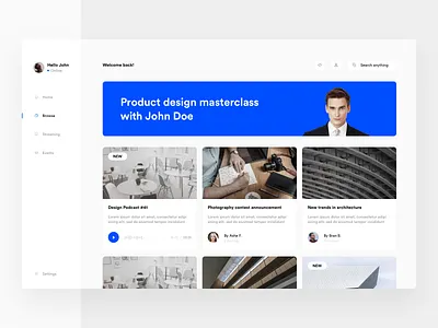Design dashboard app clean design grid layout minimal typography ui