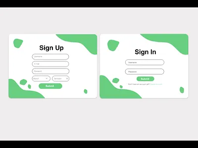 Sign in and sign up UI design app app design dailyui design lms login lrm minimal sign in sign in ui sign up signup ui ui design uidesign user interface uxdesign web web design website