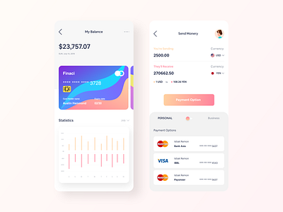 Wallet Activity App UI Volume 2 app apple banking app currency dashboard design finance finance app flat free freebie illustration ios istiakui minimal mobile app ui user interface ux wallet