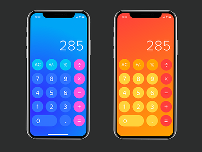 Calculator - Summer Time app design calculator calculator app calculator ui mobile app design product design ui user experience user interface ux